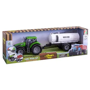 Lot of 2 agricultural tractors with trailer Fantastiko image-1