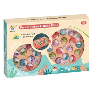 Double electric fishing game with 2 assorted colors Fantastiko image-0