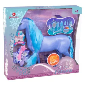 Snow princess horse doll with accessories Fantastiko image-1
