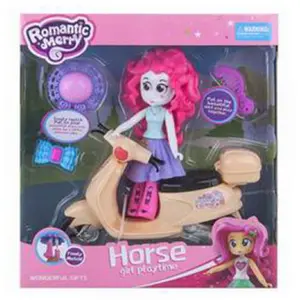 Doll with motorcycle - 4 models Fantastiko 18 cm image-1