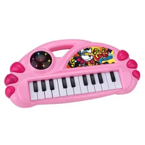 Musical organ with lights and sounds 4 assorted colors Fantastiko 24 cm image-0