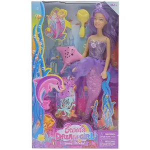Little Mermaid doll with accessories in 3 assorted models Fantastiko image-0