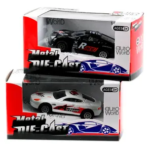 Metal sports car 4 assorted colors Fantastiko image-1