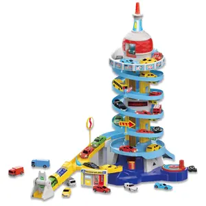 Lote de 6 carros com estacionamento em espiral Fantastiko image-0