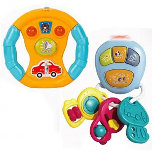 Steering wheel + rattle activity box set Fantastiko image-0