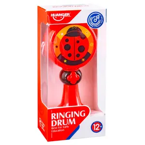 Sound and light rattle 4 assorted colors Fantastiko image-1