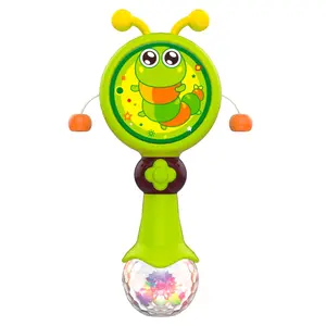 Sound and light rattle 4 assorted colors Fantastiko image-2