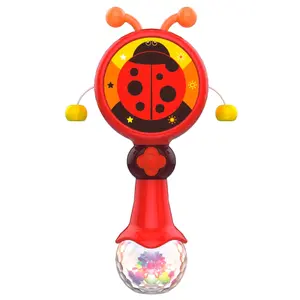 Sound and light rattle 4 assorted colors Fantastiko image-4