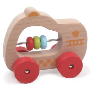 Wooden abacus activity car Fantastiko image-0