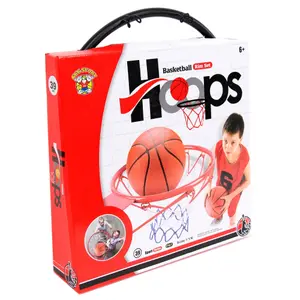 Metal basketball hoop and ball Fantastiko image-0