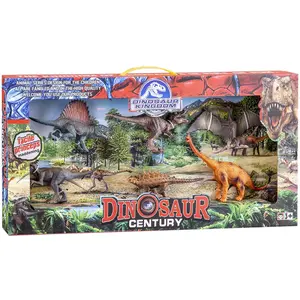 Set of 6 dinosaur figurines in a box Fantastiko image-0