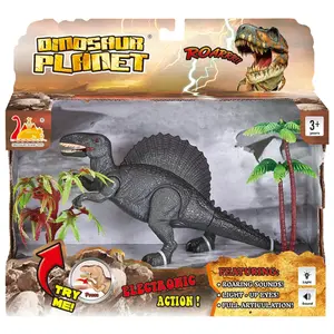Box of 2 assorted models of dinosaur figurine sound and light Fantastiko image-0