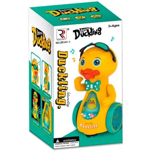 Moving duck with light and sound Fantastiko 20 cm image-1