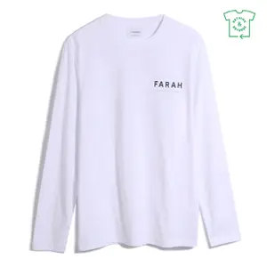 Grafikus hosszú ujjú póló Farah Newland image-0