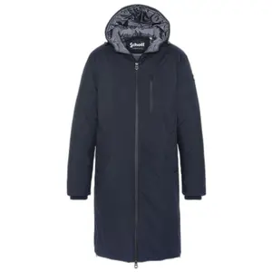 Long zipped jacket with welded seams Schott image-0