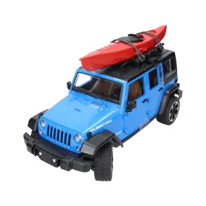 Car games with kayak and kayaker Farming Toys Wrangler Rubicon Unlimited image-2