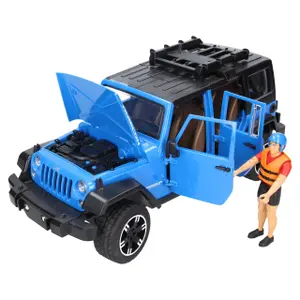 Car games with kayak and kayaker Farming Toys Wrangler Rubicon Unlimited image-3