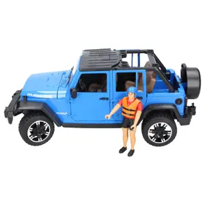 Car games with kayak and kayaker Farming Toys Wrangler Rubicon Unlimited image-4