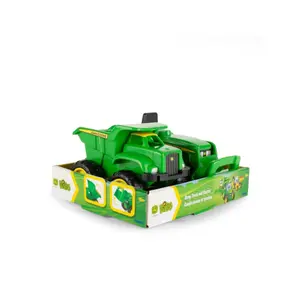 Ensemble de mini tracteur à sable et camion à benne basculante Farming Toys John Deere image-2