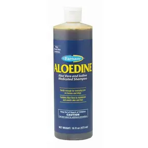 Champú desinfectante para caballos Farnam Aloedine 473 ml image-0