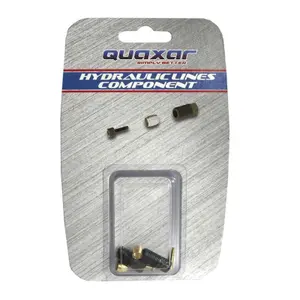 Hydraulic disc brake spare kit 2 nuts + 2 bushes + 2 olives connection Fasi Quaxar P