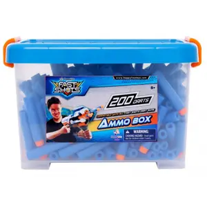 Box of 200 foam darts Fast Shots image-0