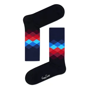 Sokken Happy Socks Faded Diamond image-0