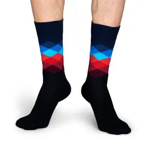 Sokken Happy Socks Faded Diamond image-1