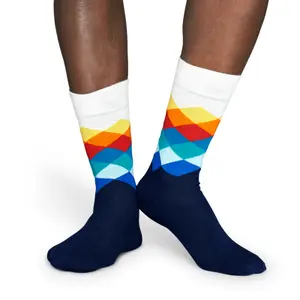 Sokken Happy Socks Faded Diamond image-1