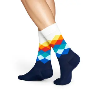 Sokken Happy Socks Faded Diamond image-2