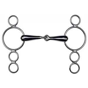 Mors pour cheval Feeling 4 Anneaux creux image-0