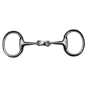 Flat olive bit rings for horses Feeling Bristol image-0