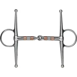 Horse bit with satin stainless steel rollers Feeling image-0