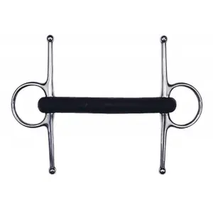 Straight rubber horse bit Feeling image-0