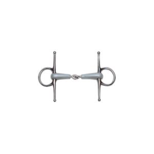 6056751-naaldbit-voor-flexi-paarden-gebroken-rechte-loop-feeling-zilver