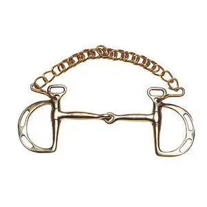 6066371-spansk-bit-for-cypriumhast-med-pass-trasig-feeling-silver