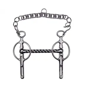 Mors pour cheval droit 1/2 torsadé Feeling image-2