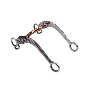 Bit for horse with oval shanks Feeling image-0