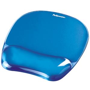 Tapis de souris avec repose poignet en gel Fellowes Crystals