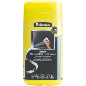Boite Fellowes de 100 lingettes nettoyantes Fellowes Fellowes