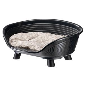 70104017-hondenmand-met-relaxkussen-ferplast-throne-zwart