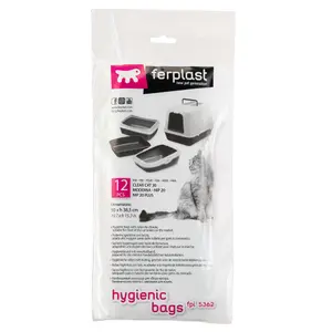 Saco higiénico para tabuleiro de areia para gatos Ferplast FPI 5362 (x12) image-0