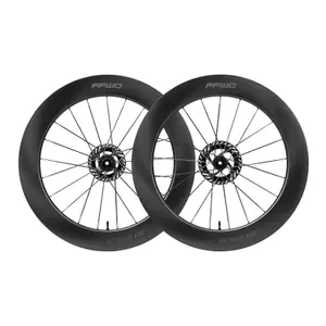 Paar wielen FFWD Raw 77 TLR Disque CERAMICSPEED / Sram XDR