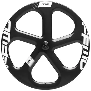 Rueda de bicicleta Fast Forward 5 Spoke Fct Track Front White image-0
