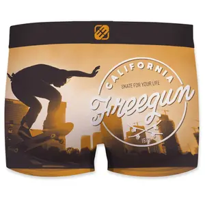 Set of 2 children's boxers Freegun Jean & skate one image-4