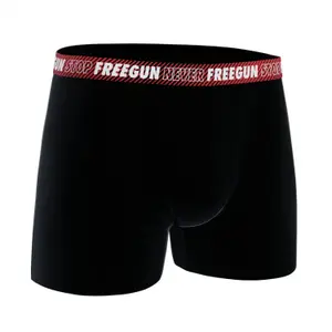 Boxer en coton ceinture n'arrête jamais Freegun image-0