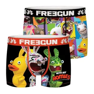 Set of 2 boxers rabbits child Freegun image-0