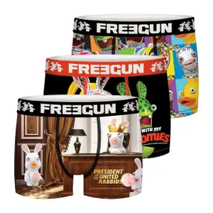 Rabbids child boxer shorts Freegun (x3) image-0