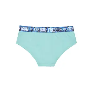 Boxer coton bio feuillage femme Freegun image-1