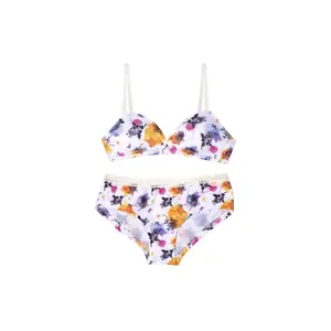 Ensemble soutien-gorge paddé et boxer fille Freegun image-1